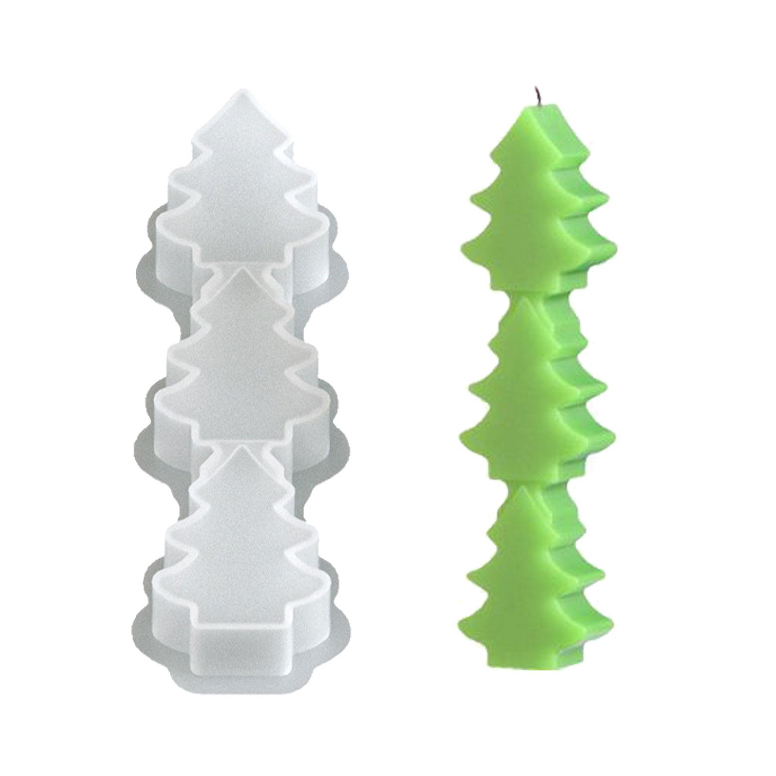 

Festive 3D Candle Mold Set Santa Claus Reindeer Angel Figure Silicone Craft Tool For Christmas Party Decoration
