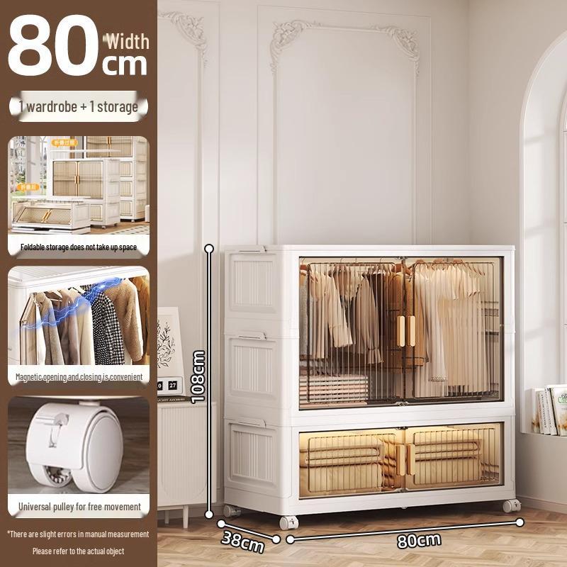 Younai Hängender Kleiderschrank für Kinder: Kleiderschrank für Babykleidung für das Schlafzimmer