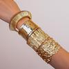 Punk Metal Bracelets For Women Men Geometric Cuff Bangles Personality Exaggerated Hand Jewelry