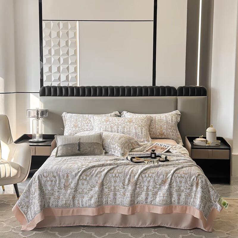 

Belle Anna Tencel Printed Quilt