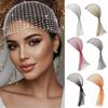 Elegant Elastic Rhinestone Hat Ball Cosplay Mesh Rhinestone Pirate Hat Hollow Out Rhinestone Head Scarf Women