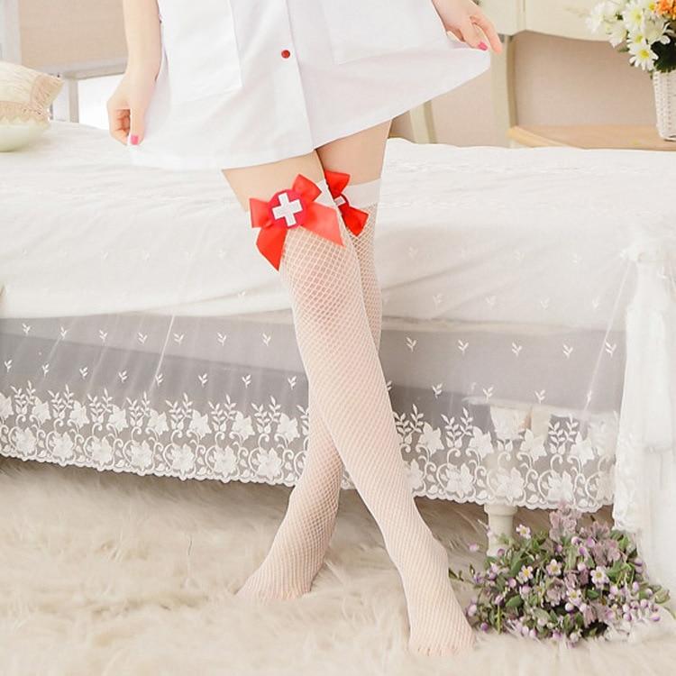 Sweet Heart Nurse Cosplay Costume Uniform Outfit Sets Erotic Teddy Lingerie Bedroom Roleplay For Women Free Size