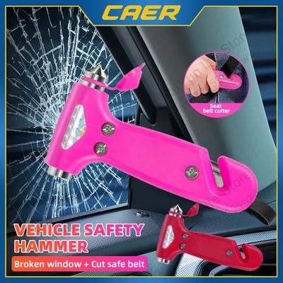 2 In 1 Car Safety Hammer Glass Window Breaker Cut Seat Belt Emergency Rescue Escape Tools Vehicle Auto Survival Safety Accessory