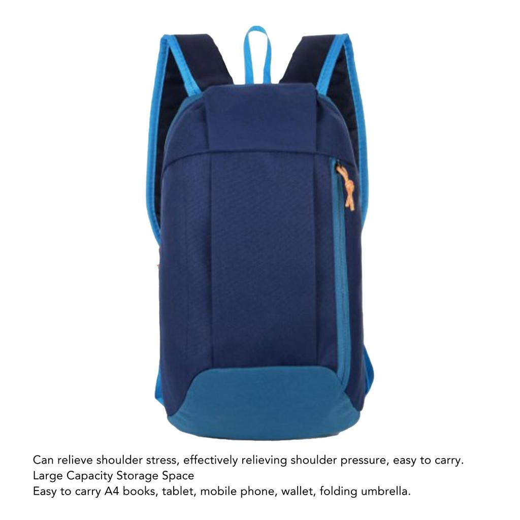 Sport Backpack Nylon Large Capacity Wide Shoulder Strap Outdoor Backpack for Travel Camping