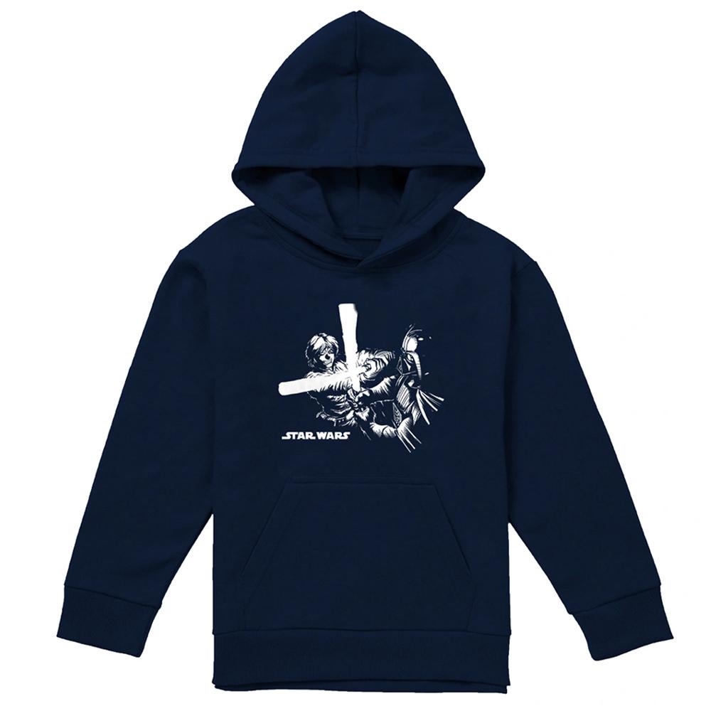 Star Wars Childrens/Kids Lightsaber Fight Manga Hoodie