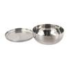 Single Layer Rice Bowl Round Children Bowl Tableware Korean Stainless Steel Bowl  Cream Foam