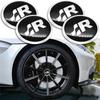 Pegatinas Centrales para Ruedas de Coche de 56MM Insignia de Tapacubos para Volkswagen VW RLINE GTI ABT SR Golf 6 7 8 MK3 MK7 Polo Tiguan Touran Beetle Jetta
