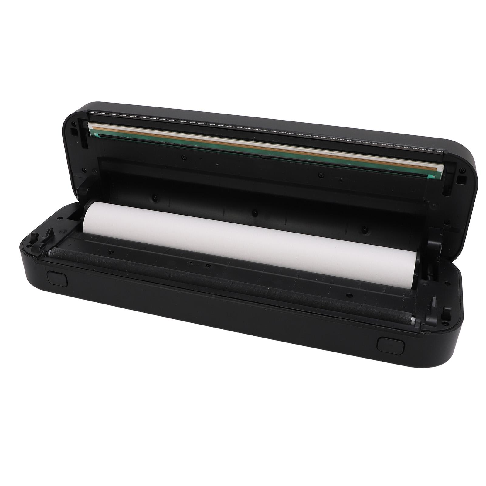 

Портативный беспроводной принтер для путешествий Bluetooth термопринтер A4 термобумага без чернил принтер для чёрный