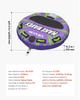 Towable Tubes for Boating, 2-Rider Inflatable Boat Tubes and Towables, 154kg Capacity Water Sport Tube for Boat to Pull - with Anti-Slip Pad, Full