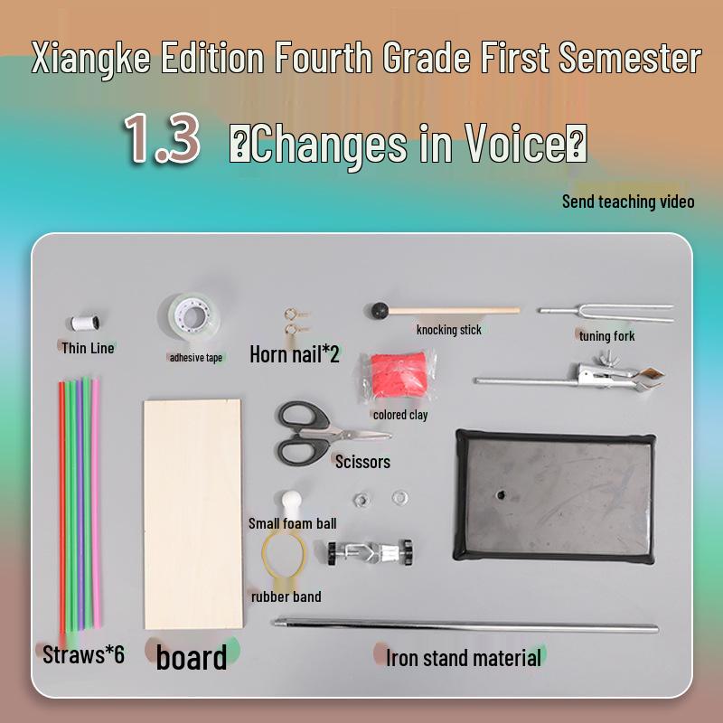 Xiangke 4th Grade Primary Science Experiment Kit: Sound Changes