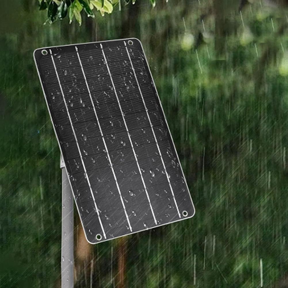 1/2Pcs 18V 10W Outdoor USB Solar Panel Waterproof Mini Solar Charger Outdoor Emergency Moblie Phone Power Bank for Small Fans