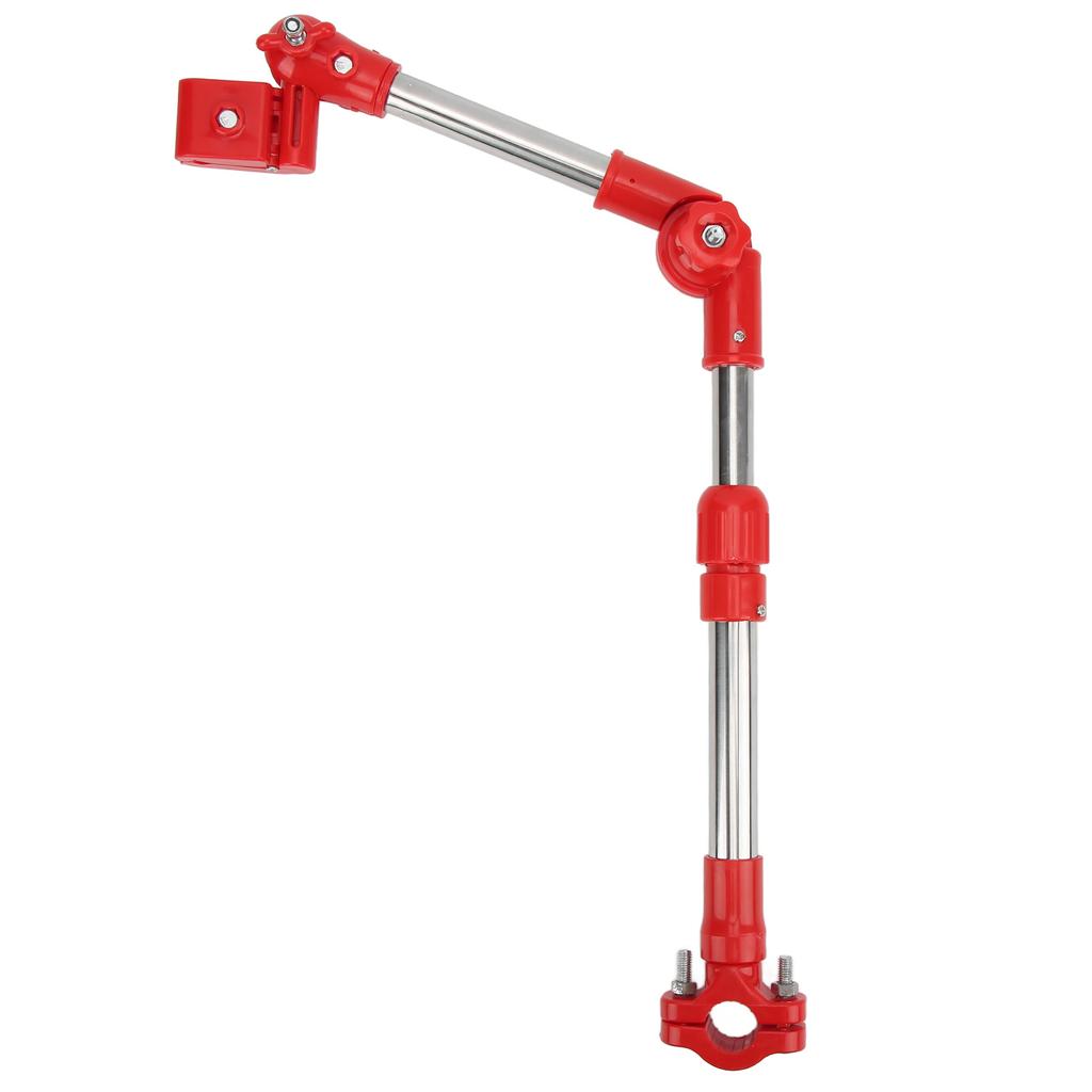 Stainless Steel Bike Umbrella Stands 360 degrees    Telescopic Outdoor Wheelchair Umbrella Bracket