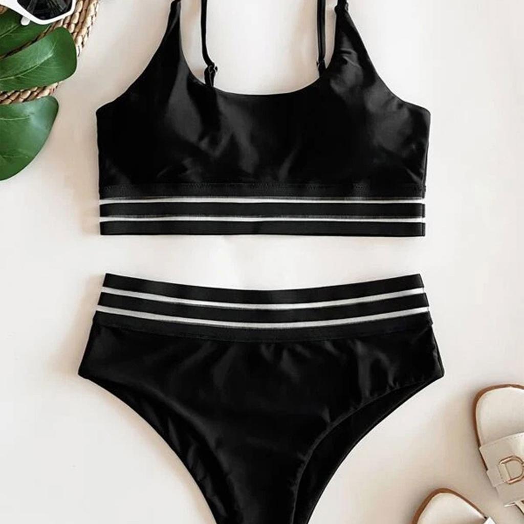 Women's Bikini Set Swimsuit Two Piece Filled Bra Swimwear Beachwear