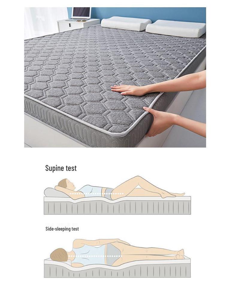 Thickened Antibacterial Soft Tatami Mattress Topper with Memory Latex