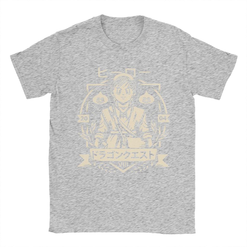 Anime Game Dragon Quest TShirt Summer Fashion TShirts Unisex Pure Cotton Crewneck Oversized Clothes Short Sleeve Vintage Tshirt