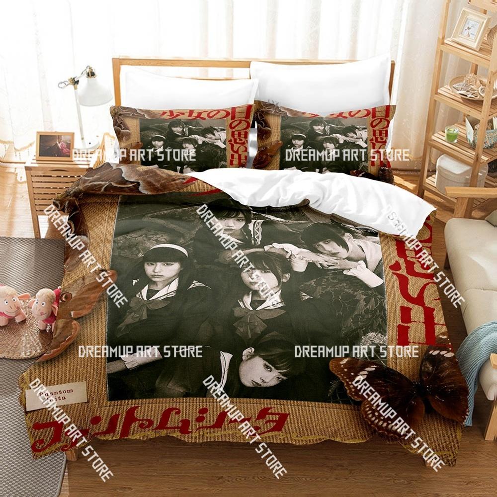 3D Printed Phantom Saita Band Bedding Set for Boys Girls Duvet Cover Pillowcase Twin Queen King Full Single Double Sizes