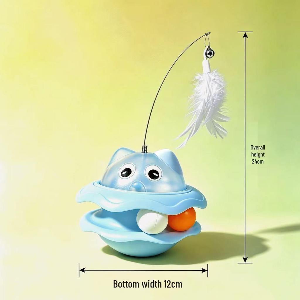 Smart Electric Cat Toy: Self-Playing Laser & Feather Teaser for Kitten Boredom Relief