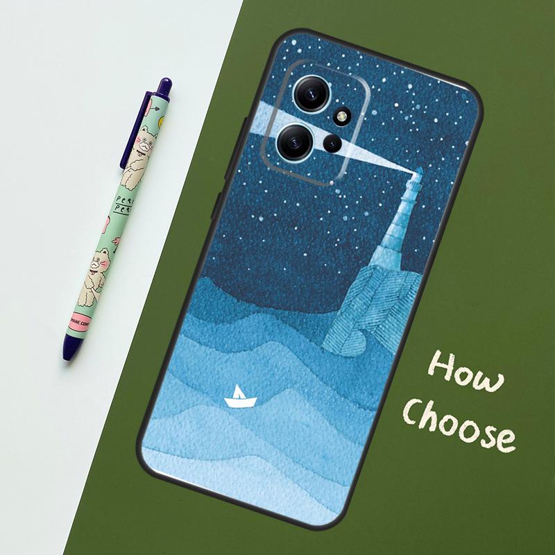Lighthouse Case For Xiaomi Redmi Note 14 10 11 12 13 15 Pro Plus Cover For Redmi 15 15C 14C 12C 10C 13C