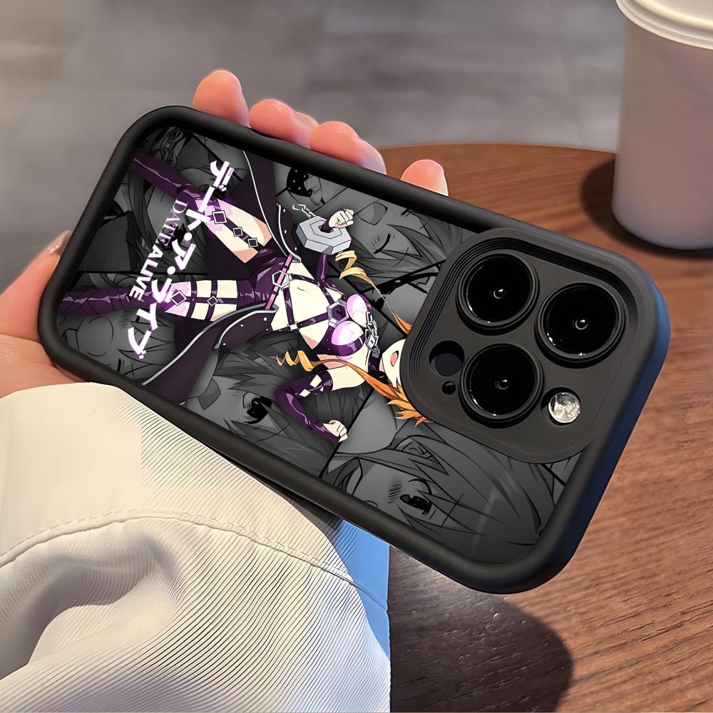 Date a Live Yamai Kaguya Thicken TPU Mobile Phone Case for iPhone 17 16 15 14 13 12 11 Air Pro Max Plus Colorful Cover