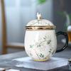 Spring Harmony Ceramic Filter Tea Cup
