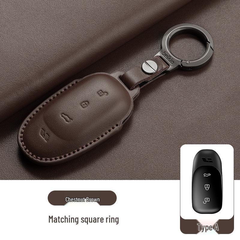 MAGE Premium Leather Key Cover for 2024 Li Auto L6-L9 Models