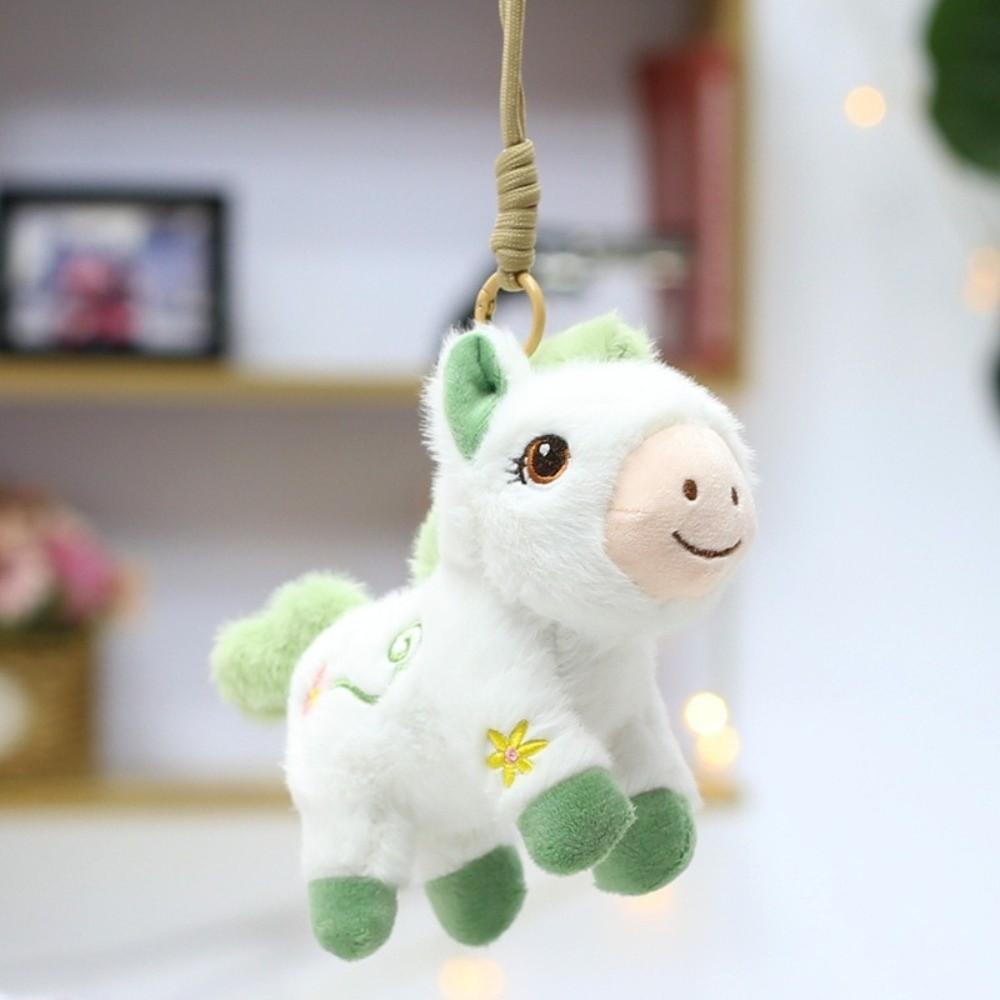 PP Cotton Vintage Pony Plush Keychain Chinese Horse Plush Keyring Chinese New Year Gift