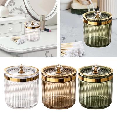 Toothpick Box Transparent Makeup Organizer for Cotton Swabs and Small Cosmetics Efficient Bathroom Organization Supplies