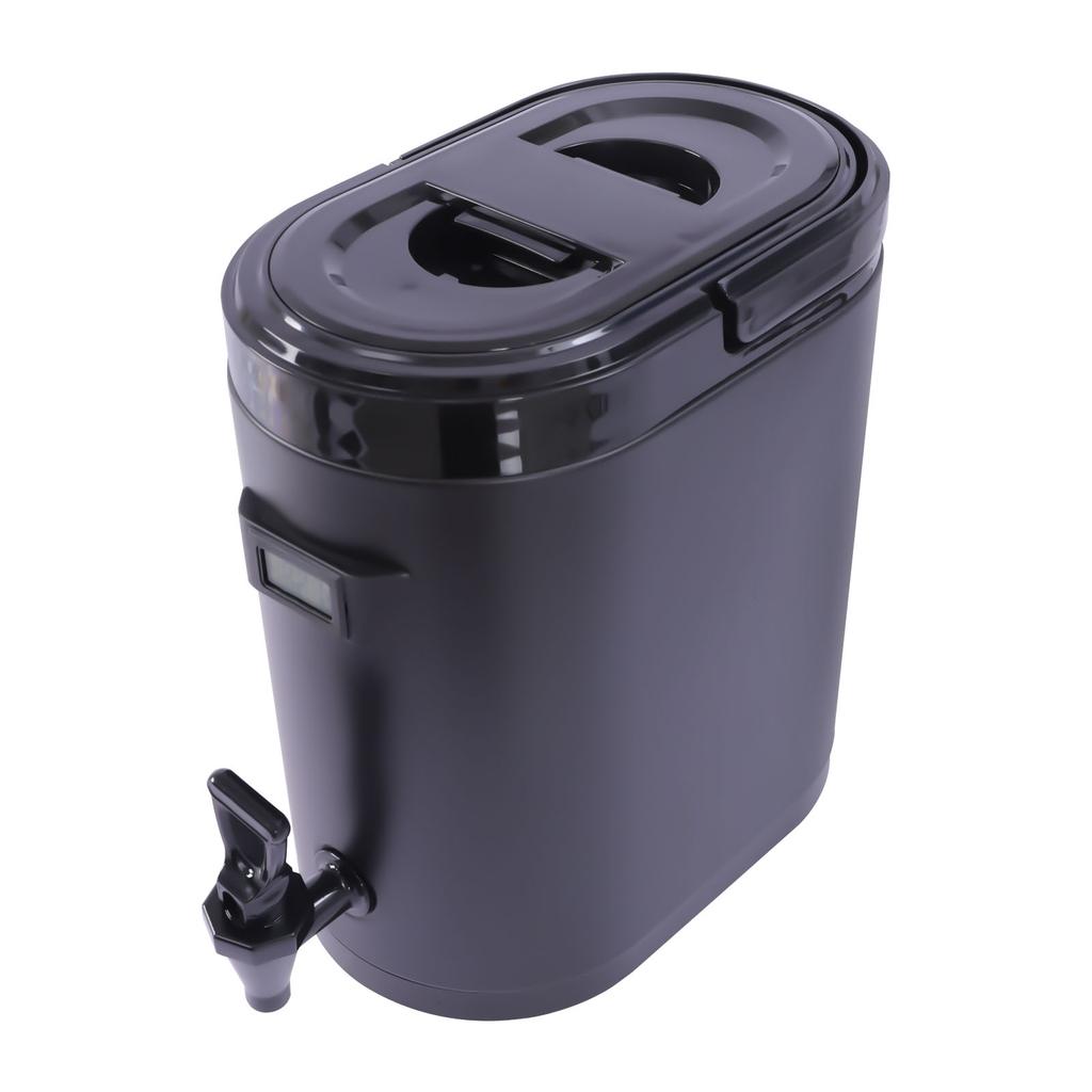 Insulated Beverage Dispenser 8L Stainless Steel Thermal Container Hot Cold Drink Dispenser for Coffee Tea