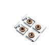 Square Mirror Holder Clips, 4-Piece Set - Glass & Furniture Wall Hanging Hardware