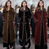 Hiver Nouveau Manteau Long Épaissi Doublé Polaire pour Femmes