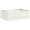 White Pot 120X80X40 Cm Steel
