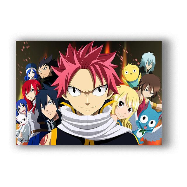 Mural Anime Fairy Tail Oil Painting Printmaking Mural Home Decoration Poster Decorative Art