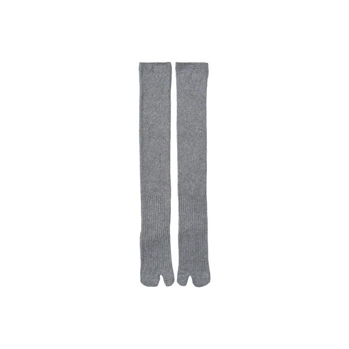 Ribbed Tabi Knee Socks_4 Color