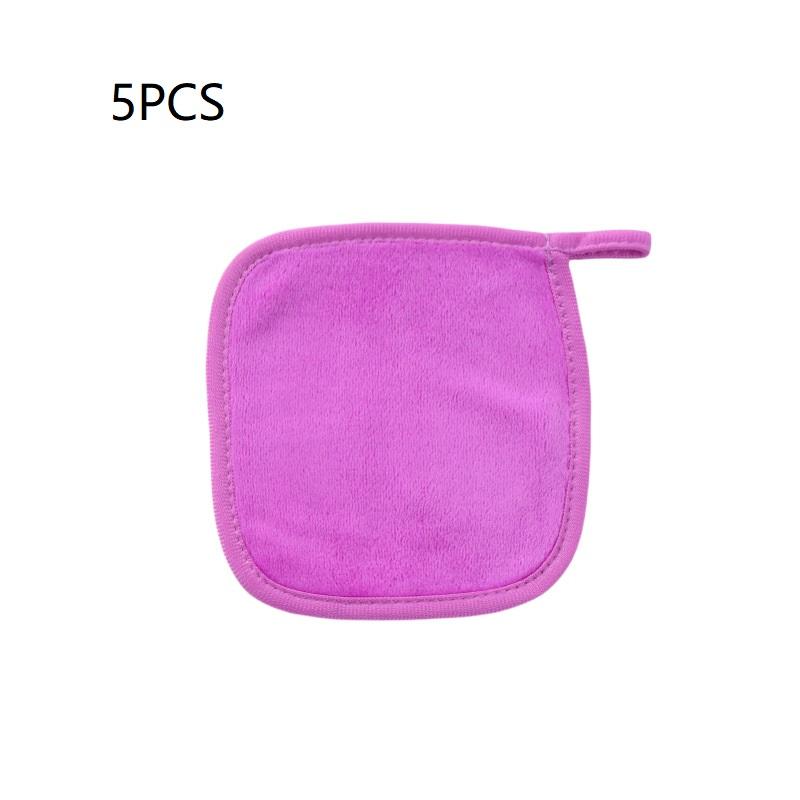 

5/7Pcs Microfiber Face Cloths Reusable Flannel Makeup Remover Towel Makeup Towels Face Deep Cleaning Pads Skincare Beauty Tools