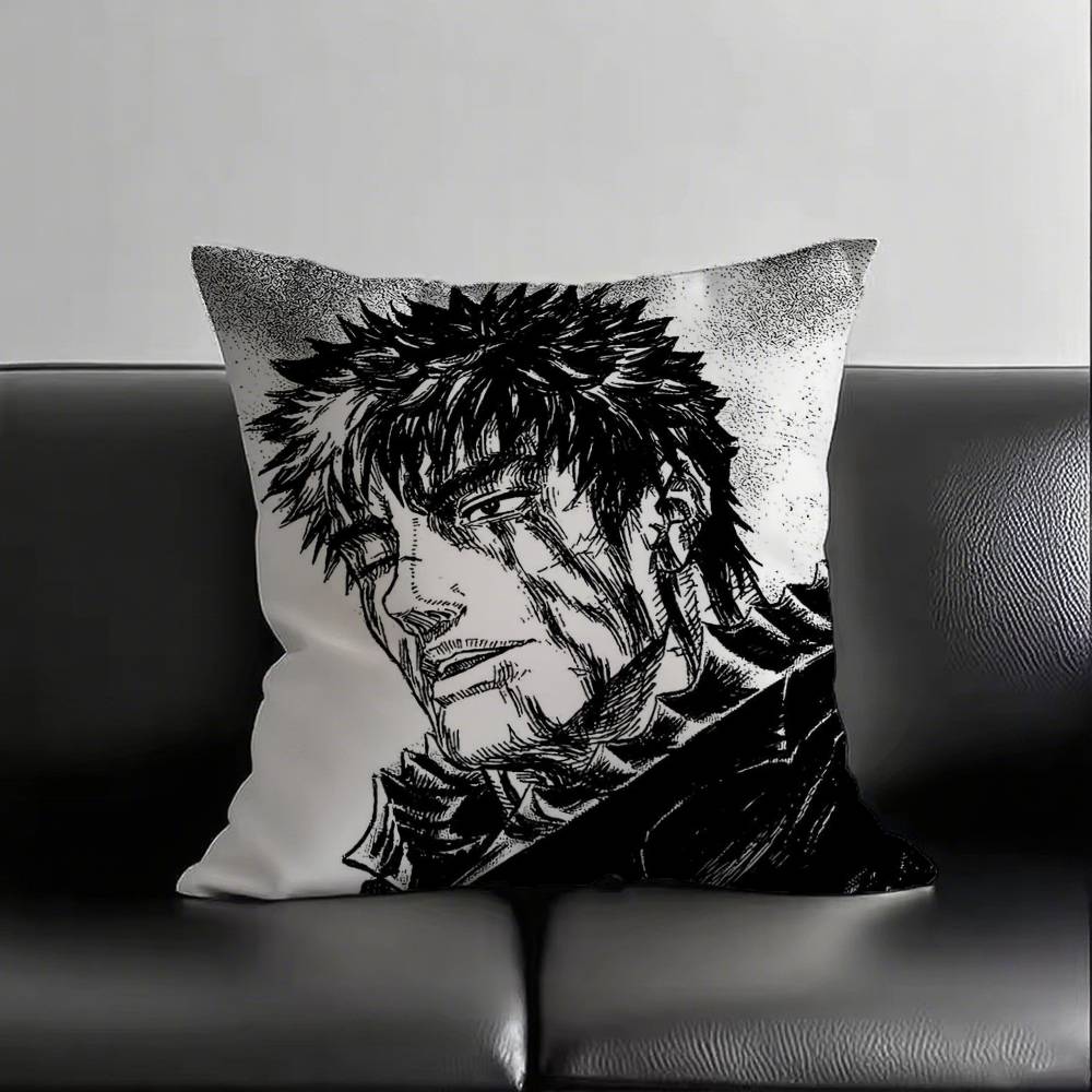 1 шт. Аниме B-Berserk Наволочка Модная Квадратная Наволочка Спальня Диван Комната Ins Декор Отдых 16x16Inch