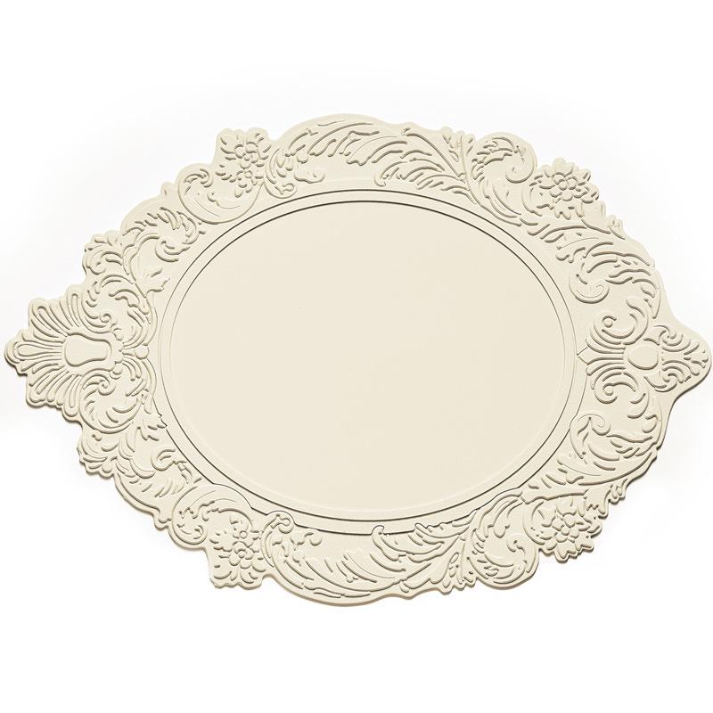 Nordic Silicone Embossed Lace Heat-Resistant Mat - Placemat, Teacup, Bowl, Pot, and Dinner Plate Accessory