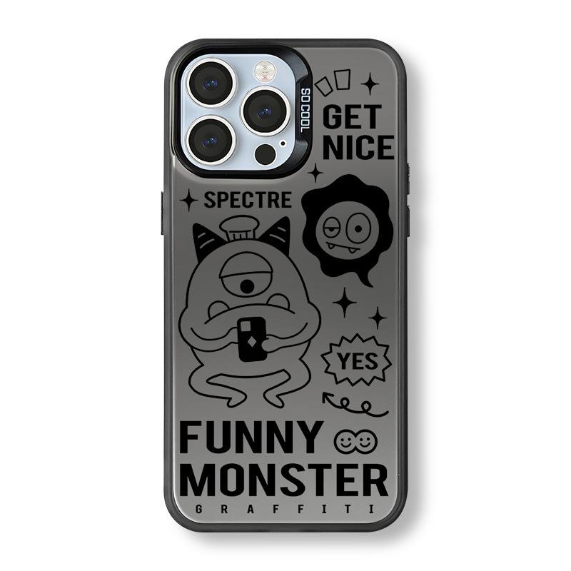 

Чехол Zhitai Frosted Laser Cartoon для iPhone 13/14/16 Pro и Huawei Mate 60 iPhone 12/12 Pro