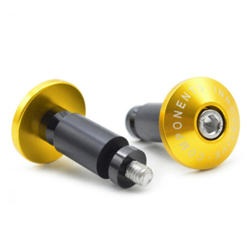 2ks 7/8" 22mm motocyklové hliníkové řidítka Převodovka Vyvážená zástrčka Posuvník řidítek Závaží na konci rukojeti Čepice pro Honda Suzuki Yamaha