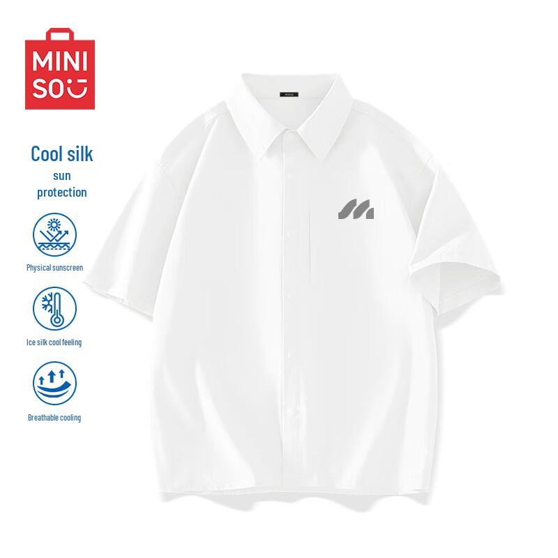 MINISO Men's Z Series Ice Silk Sun Protection Short Sleeve Shirt