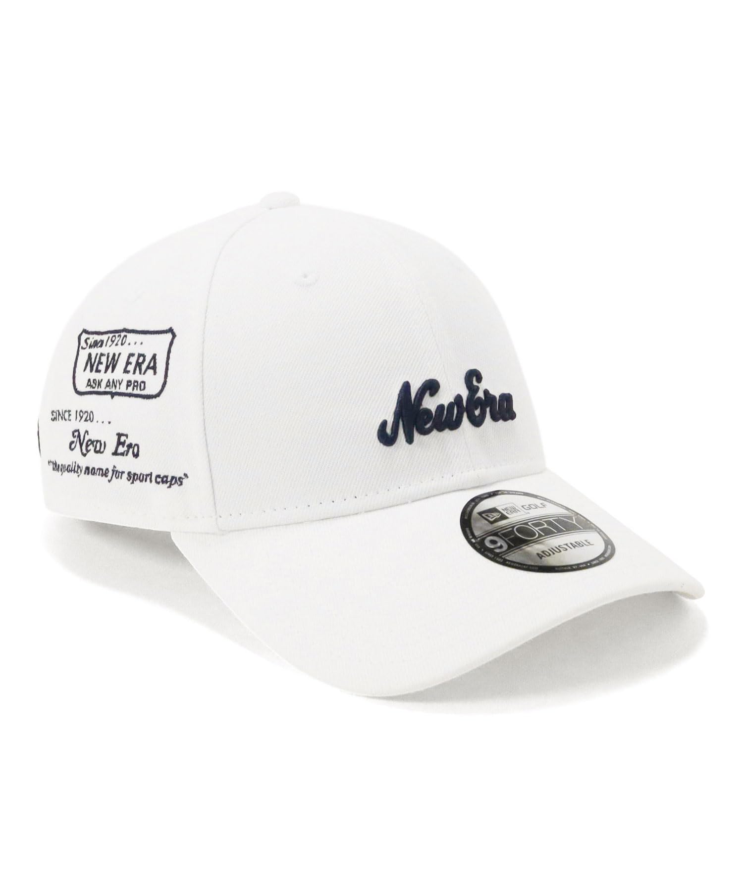 

Кепка для гольфа 9FORTY с логотипом бренда, белая, БЕСПЛАТНЫЙ АРХИВ GF 940VS ЛОГОТИП WHI 243 [New Era]