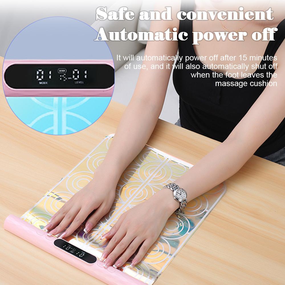 EMS Foot Massager Pad Microcurrents Foot Acupoint Massage for Muscle Stimulation Improve Blood Circulation Relief Fatigue