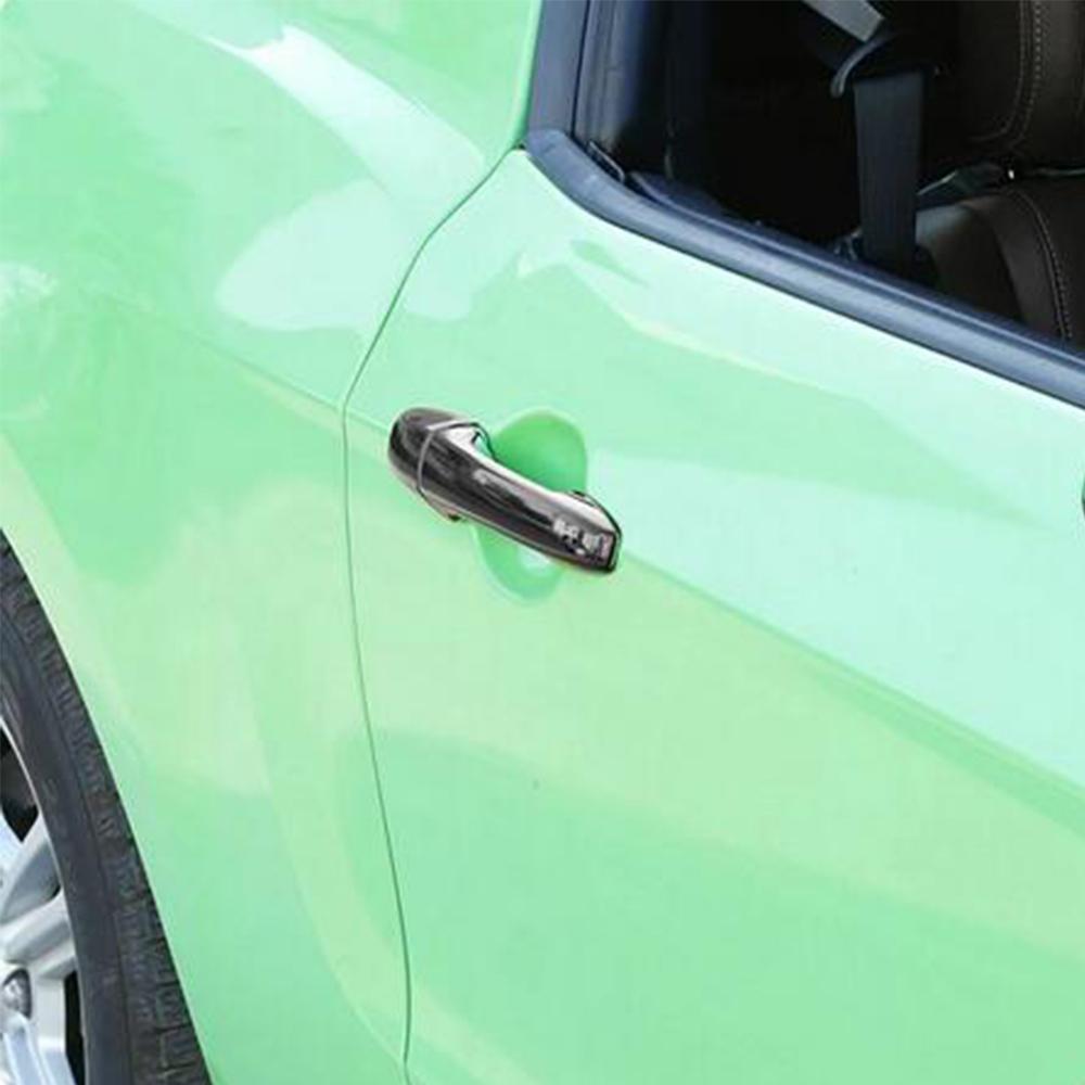 1 Pair Door Handle Cover Trim Black For Ford Mustang 2009 2010 2011 2012 13 2014