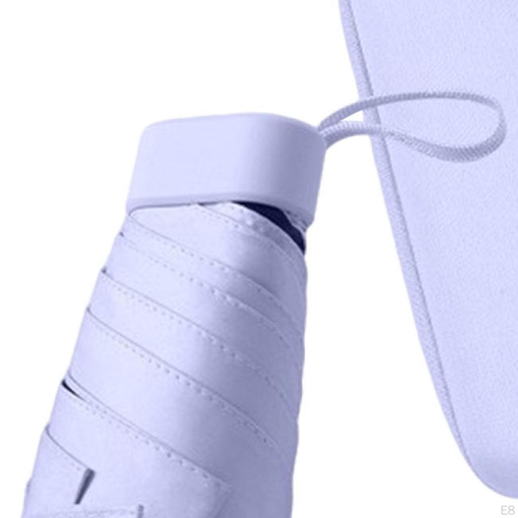 Folding Umbrella Compact Fashion Easy to Storage Windproof Sun Protection Travel for