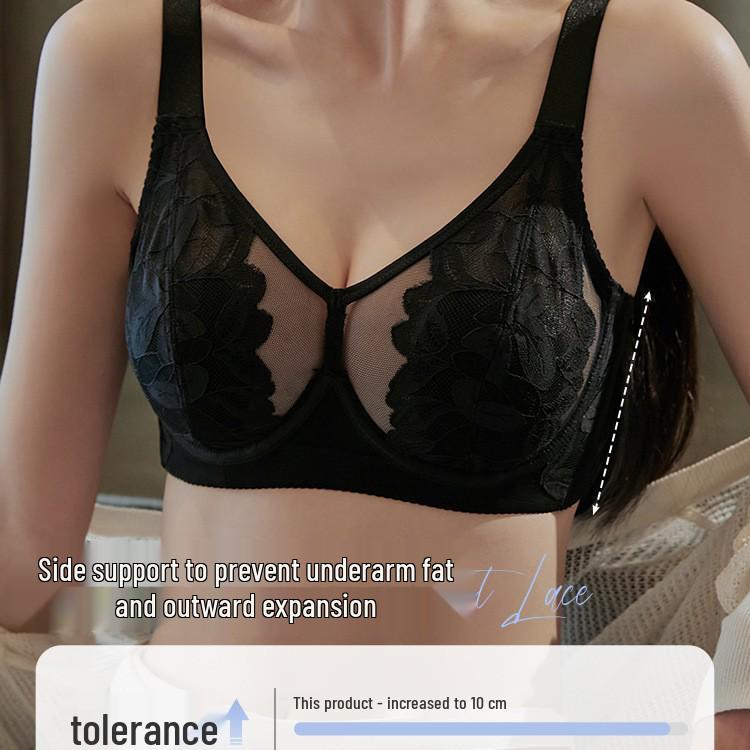 Ultra-dunne kanten minimizer bh - Zachte beugel, Vormgevende ondersteuning