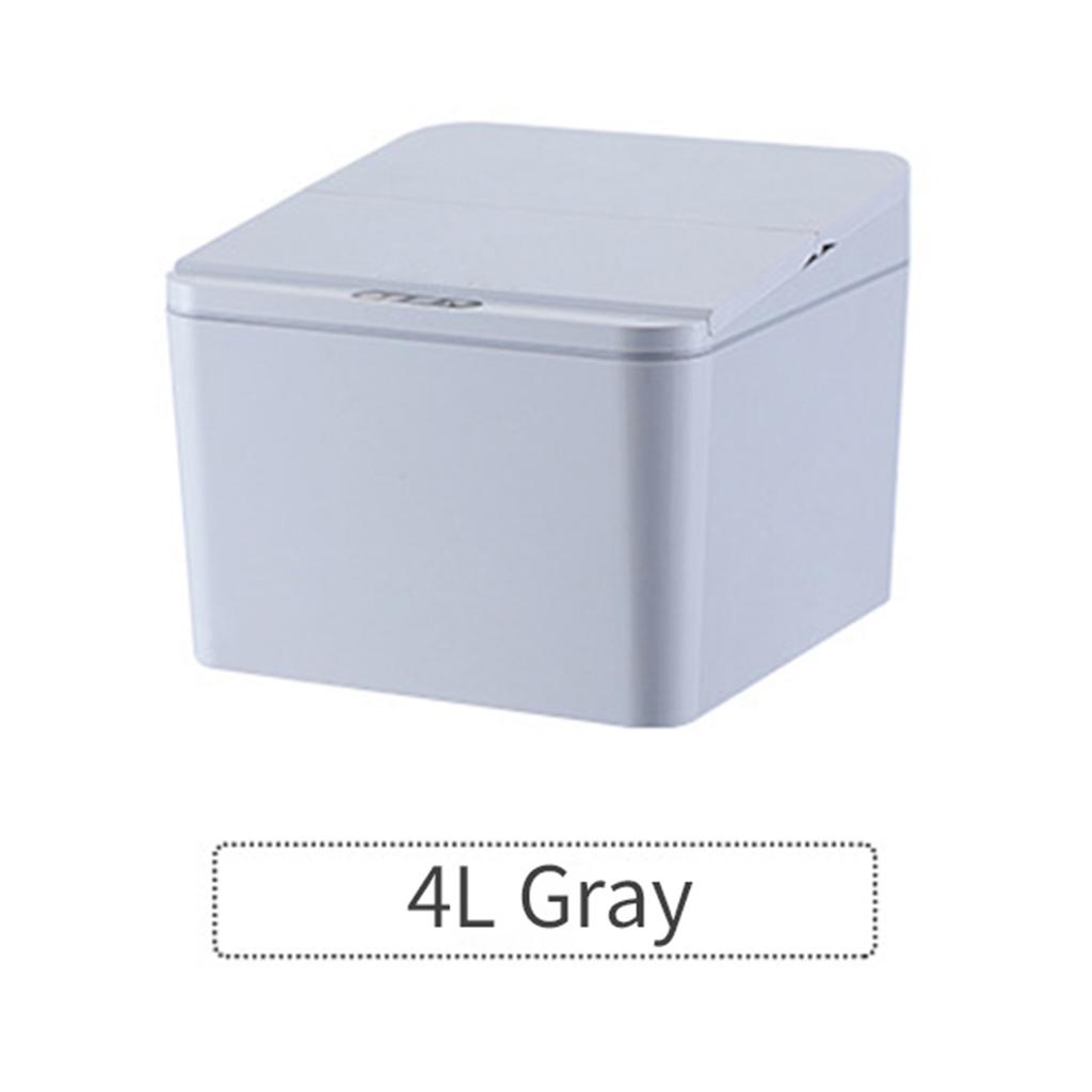 6L Touch Free Trash Cans Smart Induction Trash Bin Automatic Garbage Can Infrared Motion Sensor with Lid for Car