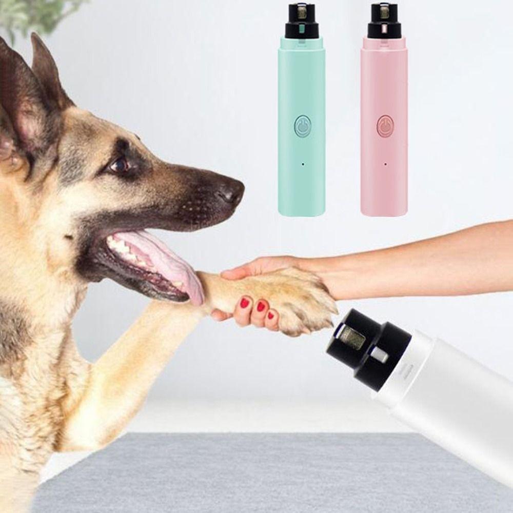 USB Charging Pet Nail Clipper 3 Colors Pet Nail Trimmer Cat Grooming Clipper  For Cats Dogs
