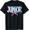 Junior 2028 Class of 2028 Coquette Bow Graduation Grad T-Shirt
