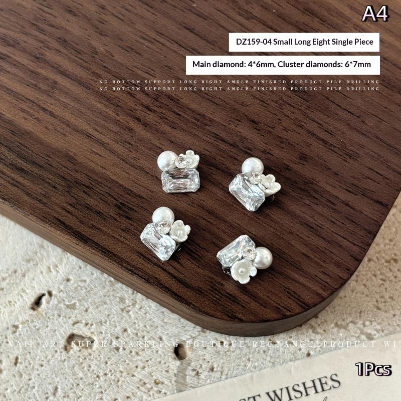 

1 шт. Циркон Жемчуг Ноготь Бриллиант Украшение для Ногтей Стразы для Ногтей Блестящие Драгоценные Камни для Ногтей Ювелирные Изделия Шарм для Ногтей DIY Аксессуары A4