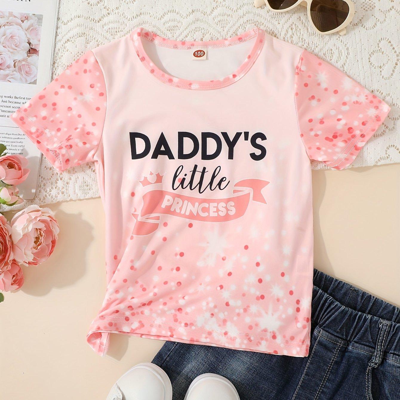 

Одежда для девочек Футболки с рисунком принцессы из мультфильма Одежда с круглым вырезом Детская футболка с коротким рукавом для девочек Летняя одежда для девочек 160