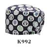 Cartoon Printed Nursing Caps Men Women Medical Hats Adjustable Long Hair Pet Dental Clinic Doctors Scrub Hat